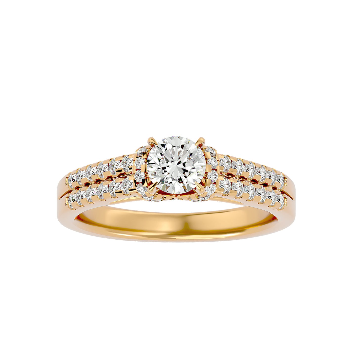 Yvaine diamond engagement ring