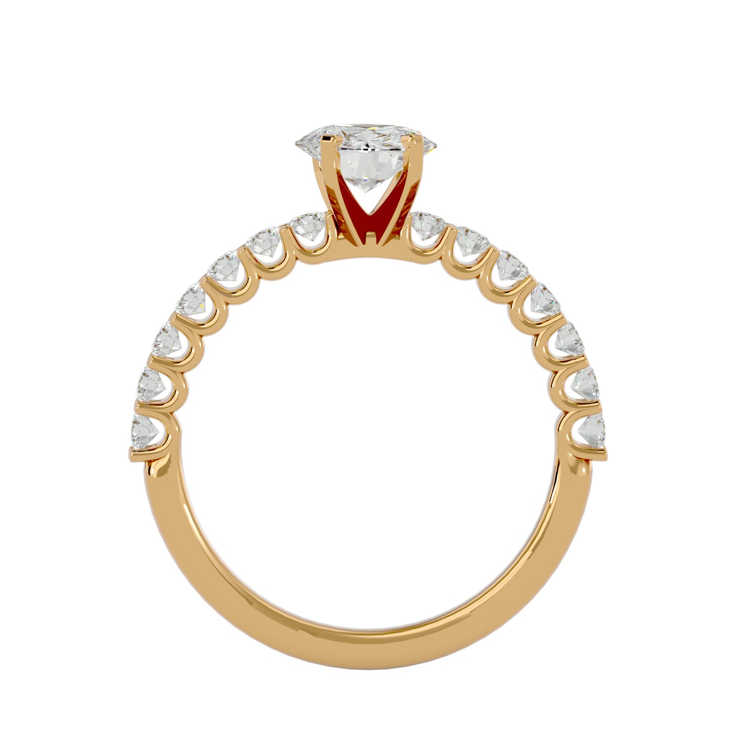 Bijou diamond engagement ring