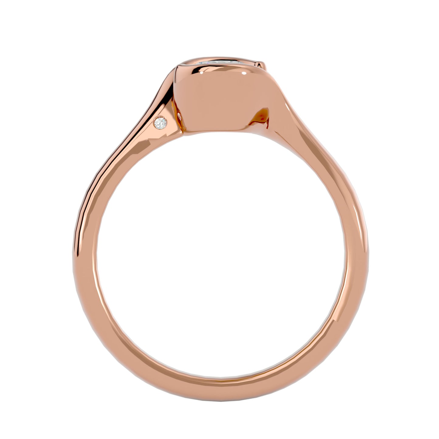 Bodhi tension setting diamond engagement ring