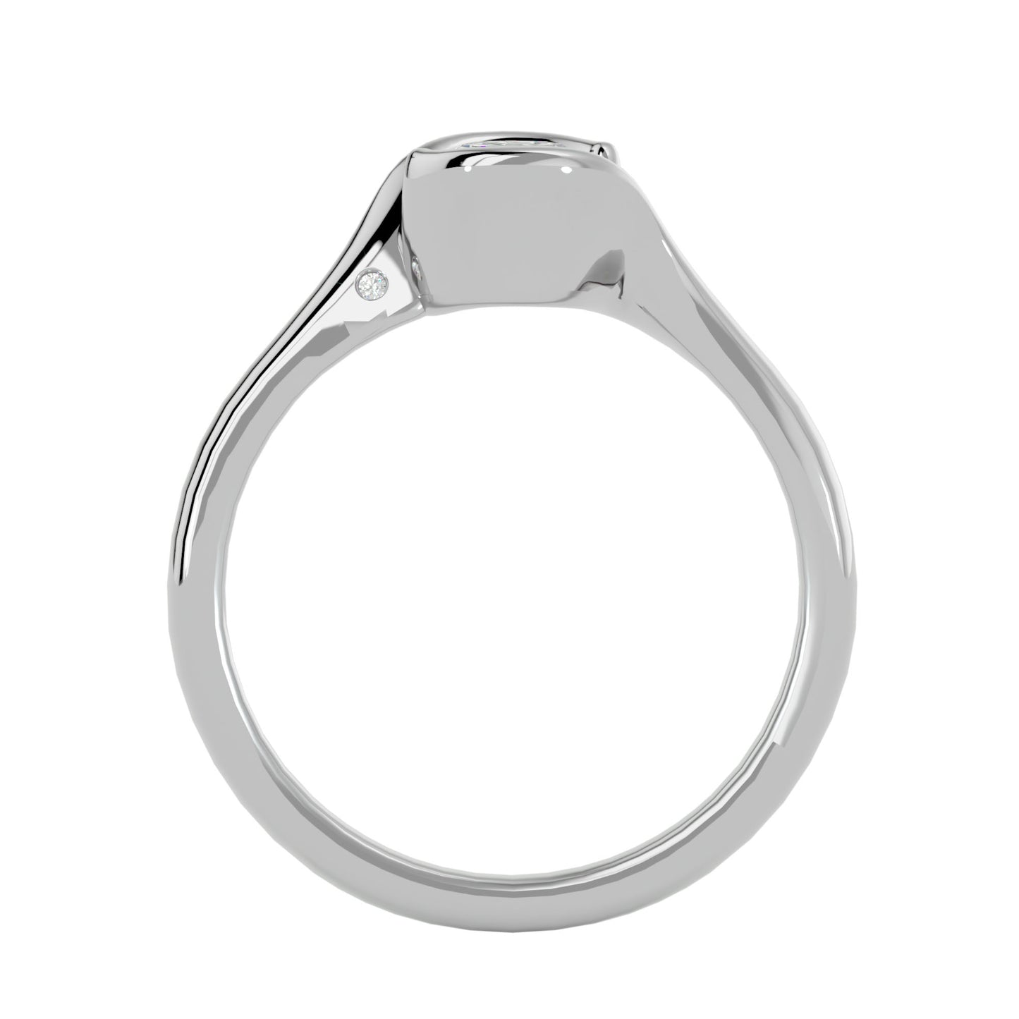Bodhi tension setting diamond engagement ring