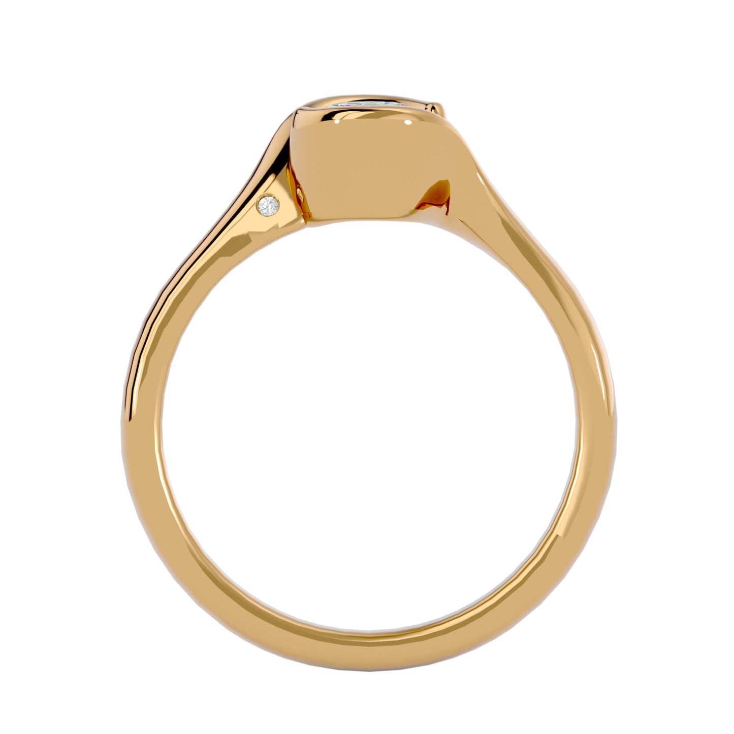 Bodhi tension setting diamond engagement ring