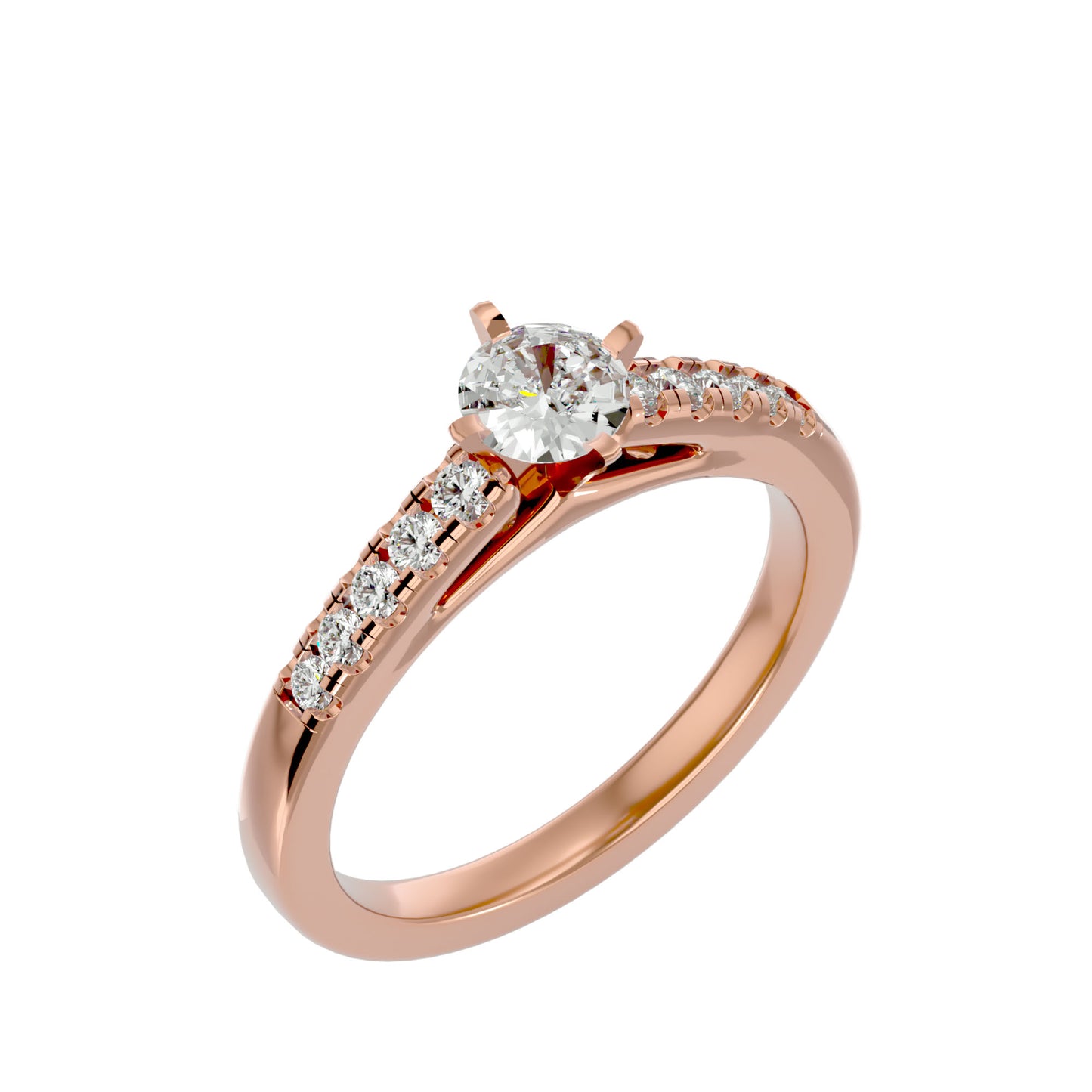 Candela diamond engagement ring