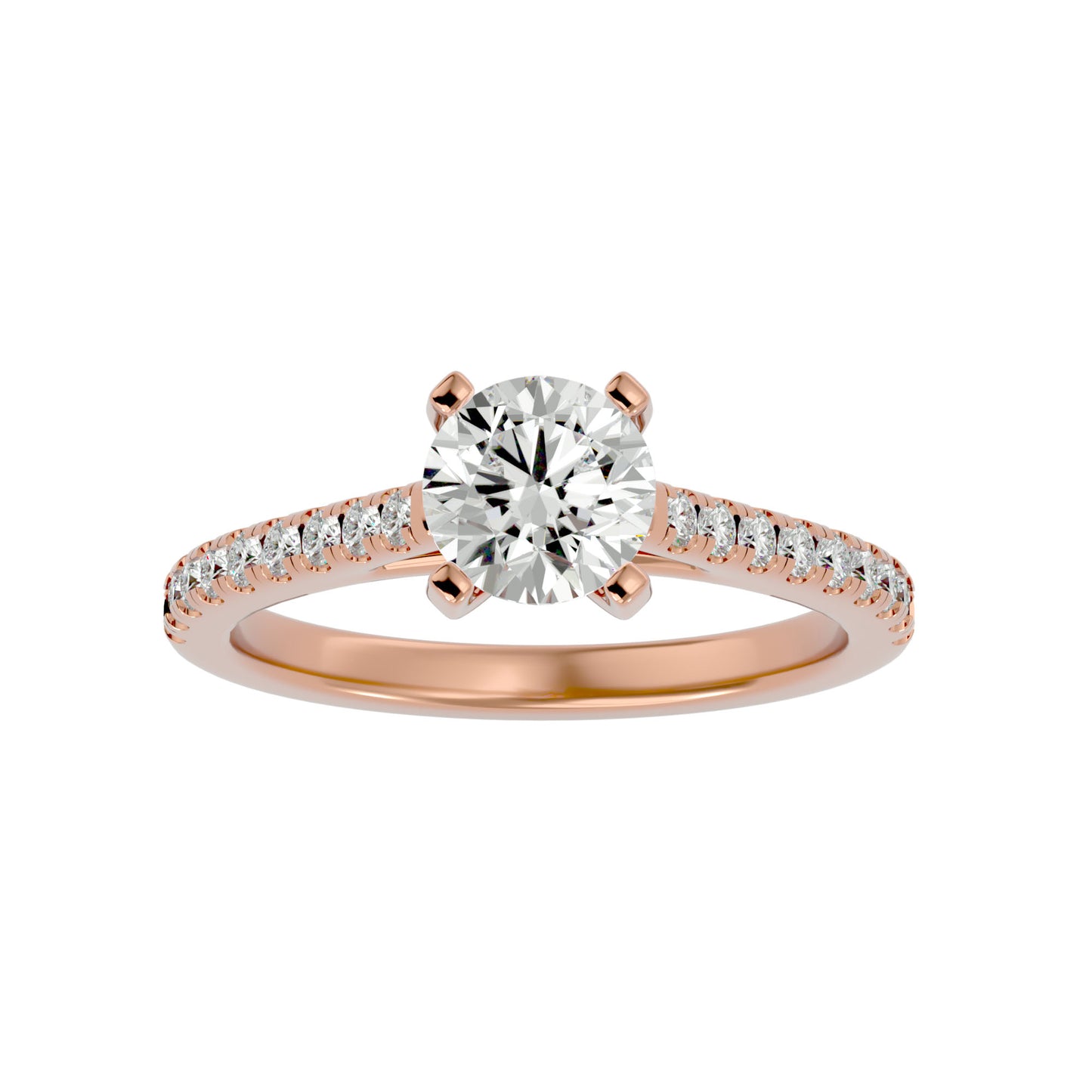 Carlotta diamond engagement ring