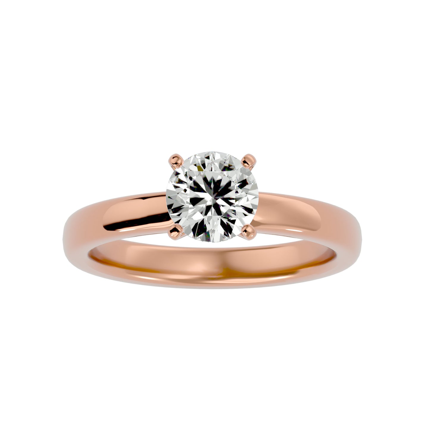 Carys solitaire diamond engagement ring