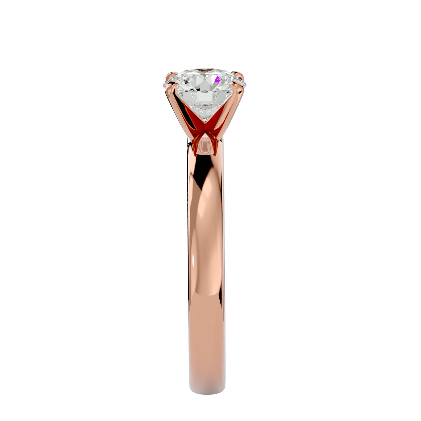 Carys solitaire diamond engagement ring