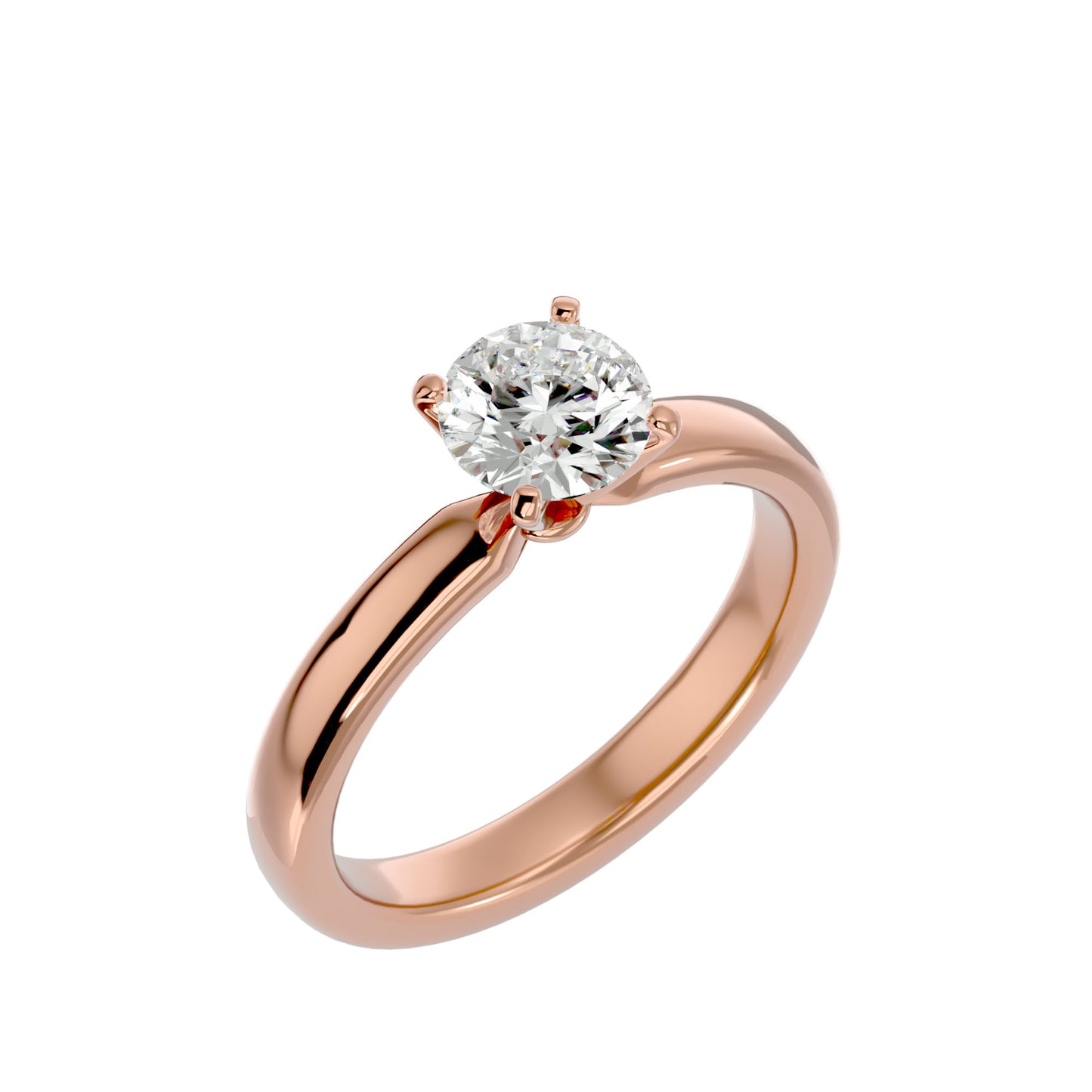 Carys solitaire diamond engagement ring