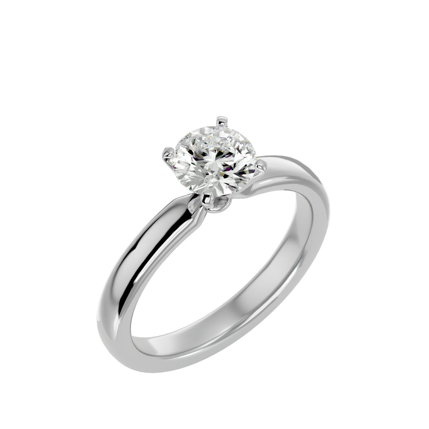 Carys solitaire diamond engagement ring
