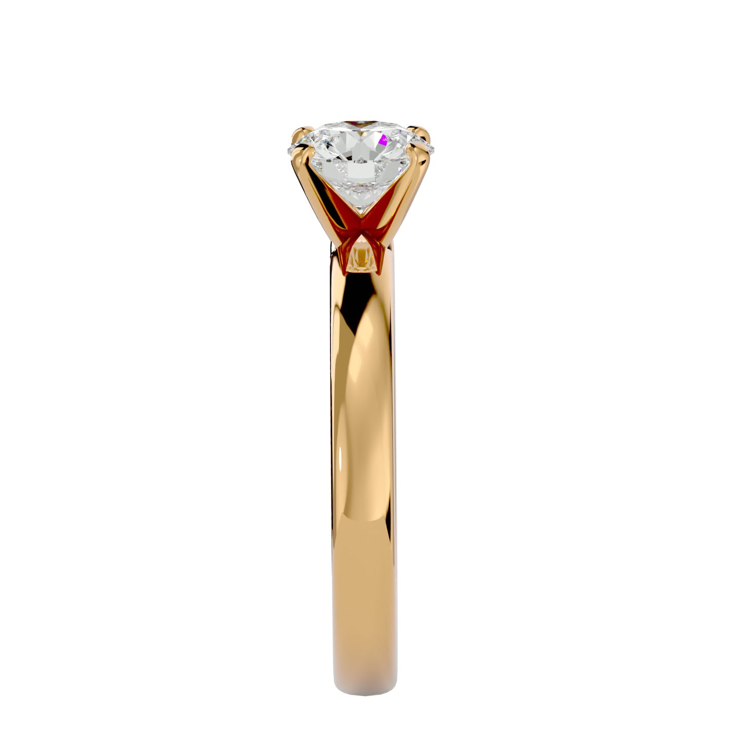 Carys solitaire diamond engagement ring