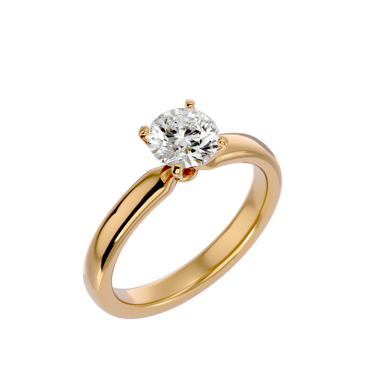 Carys solitaire diamond engagement ring