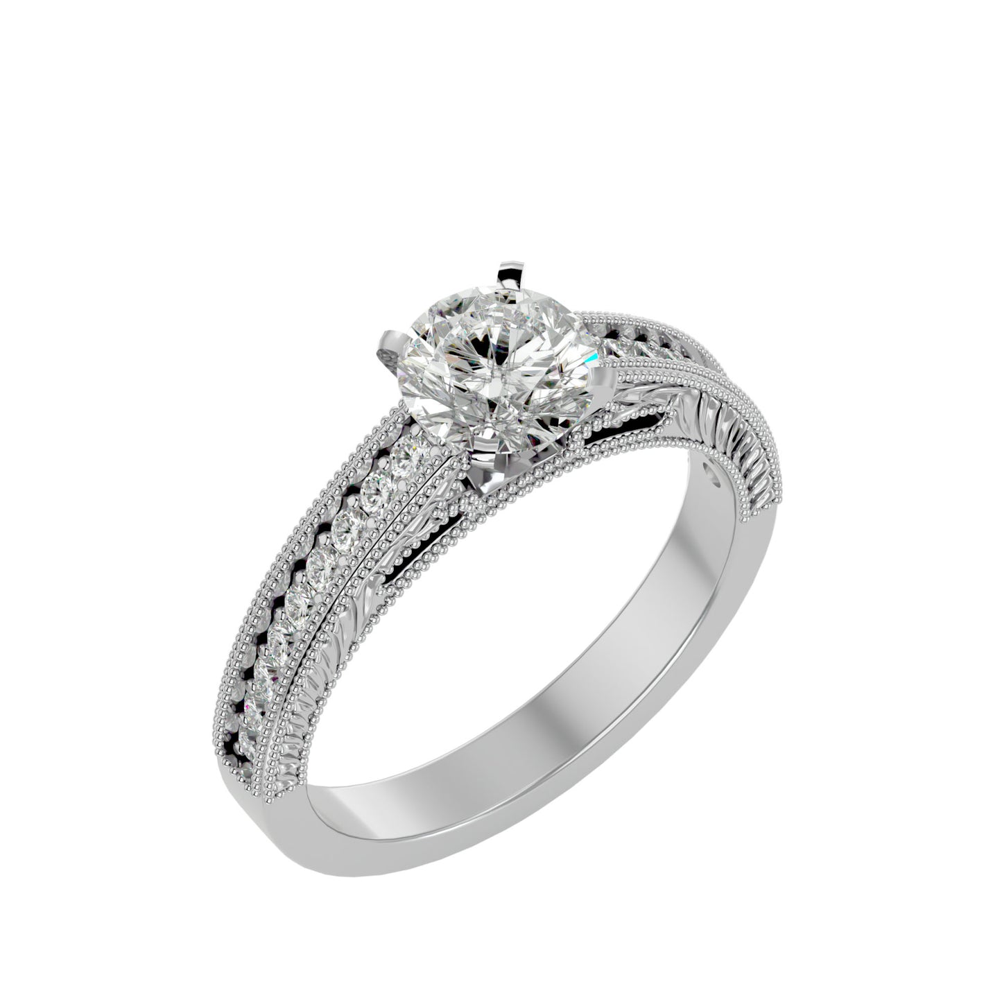 Davina vinatge diamond engagement ring