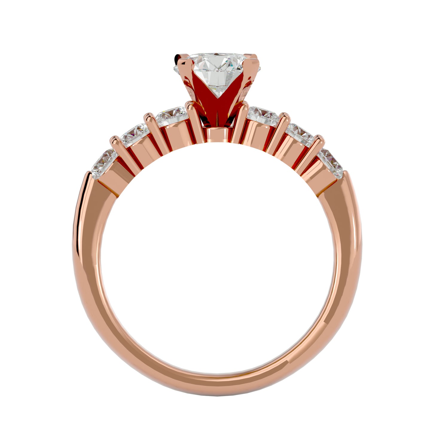 Donatella diamond engagement ring