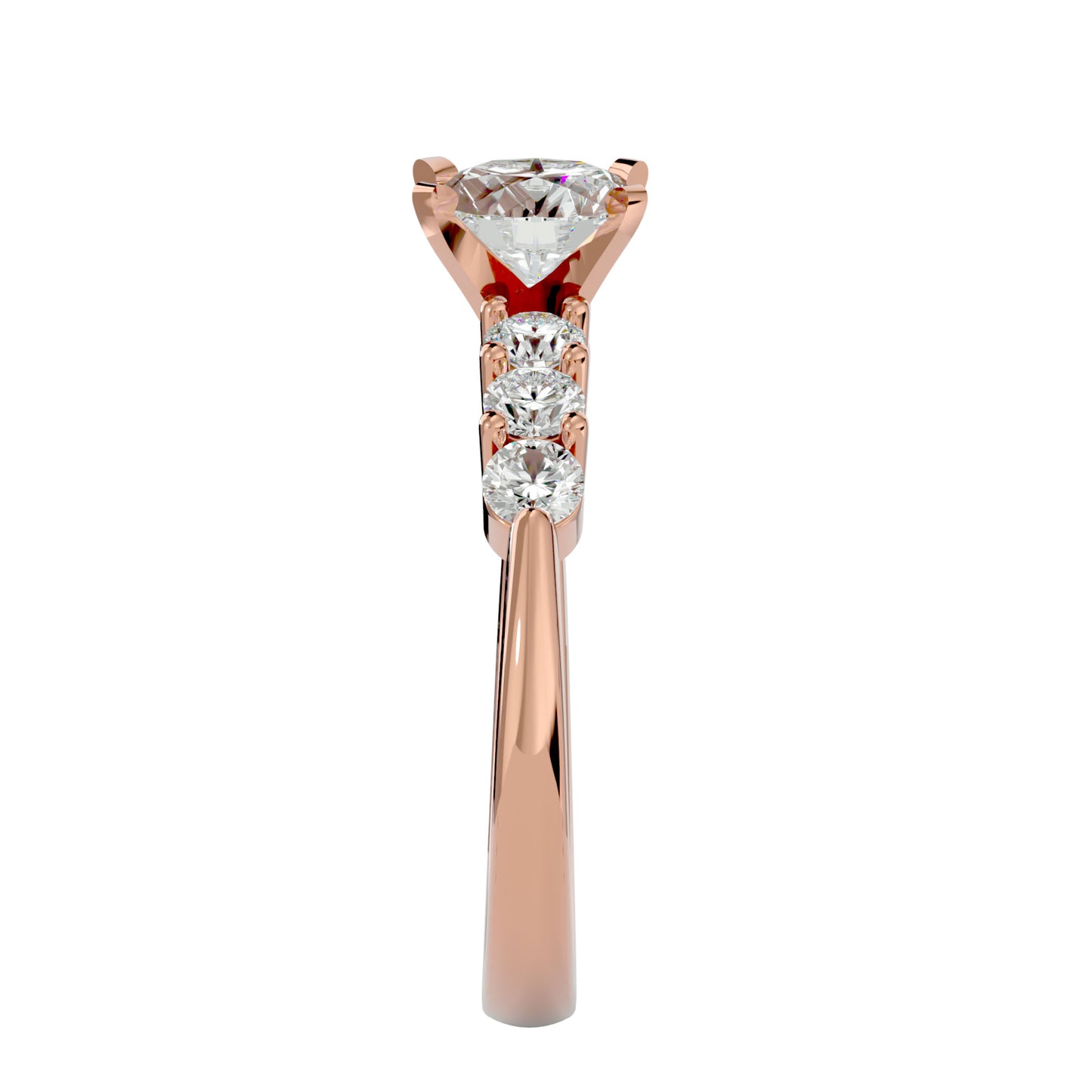 Donatella diamond engagement ring