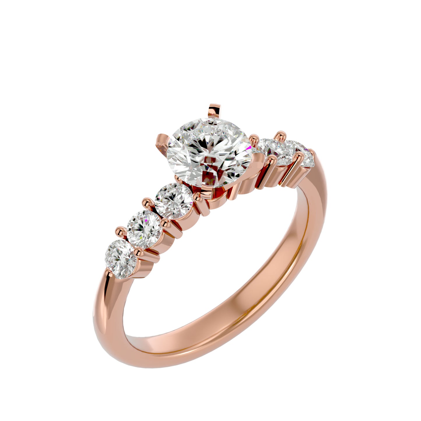 Donatella diamond engagement ring