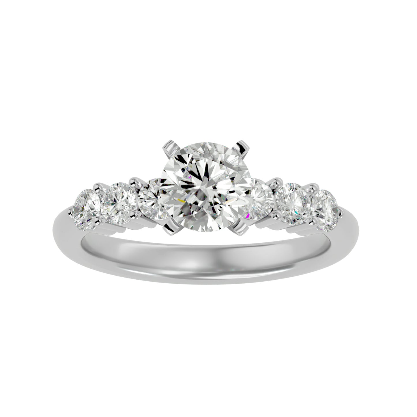 Donatella diamond engagement ring