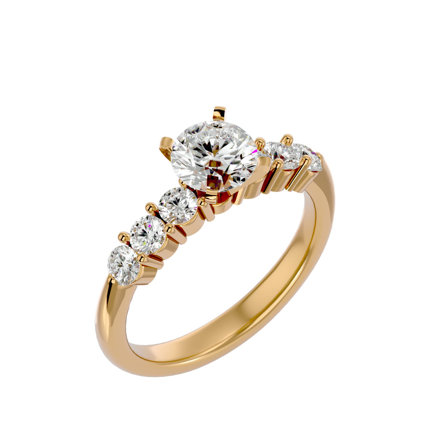 Donatella diamond engagement ring