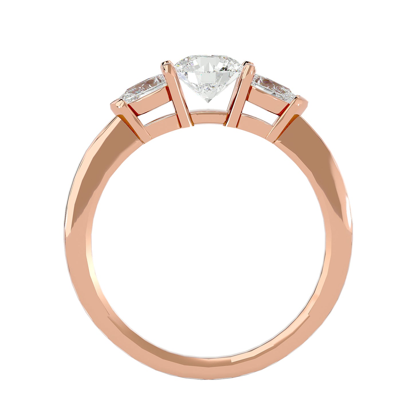 Maartje side pear diamond engagement ring