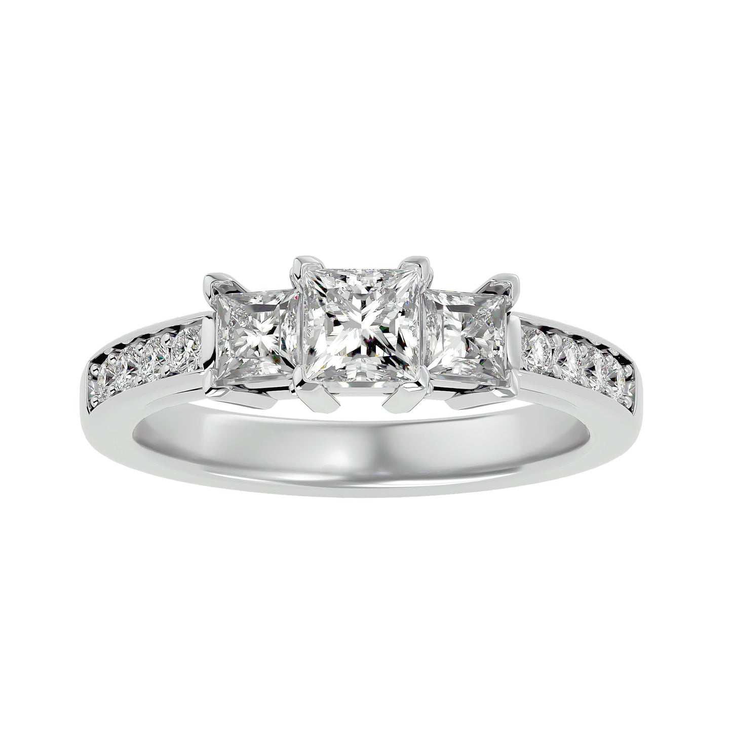Femke princess diamond engagement ring