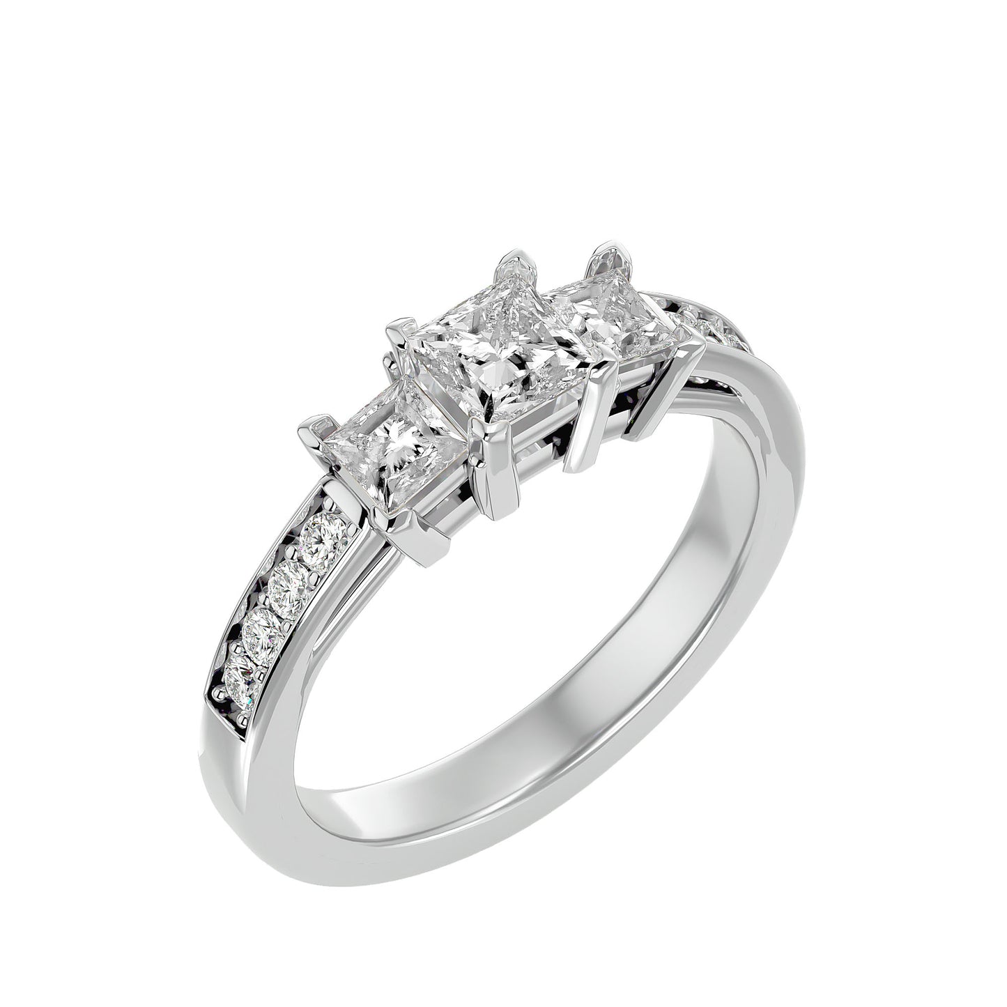 Femke princess diamond engagement ring