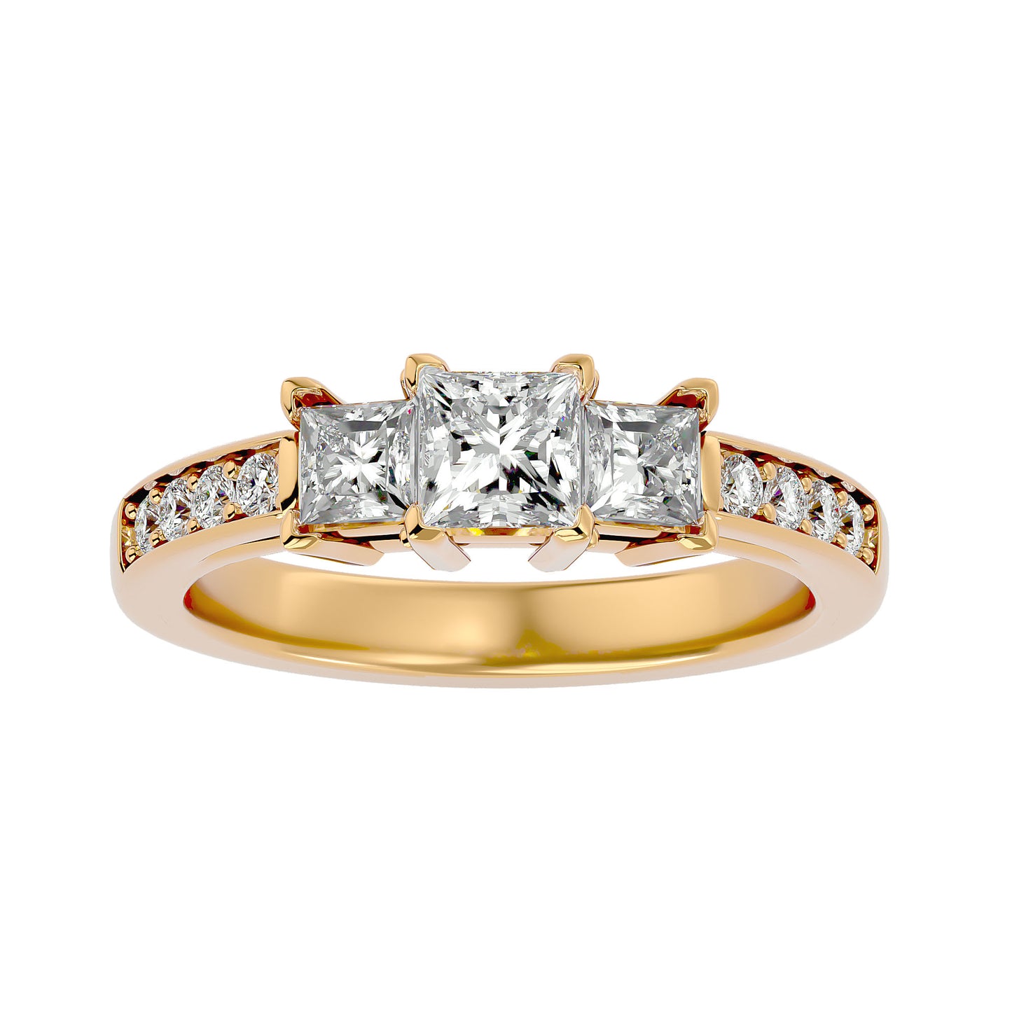 Femke princess diamond engagement ring
