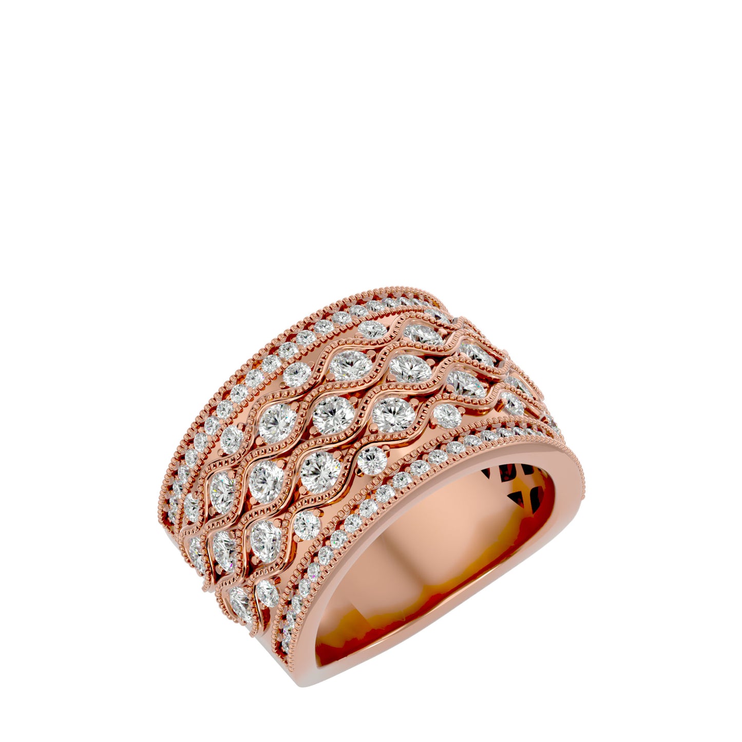 Henna women's wedding band