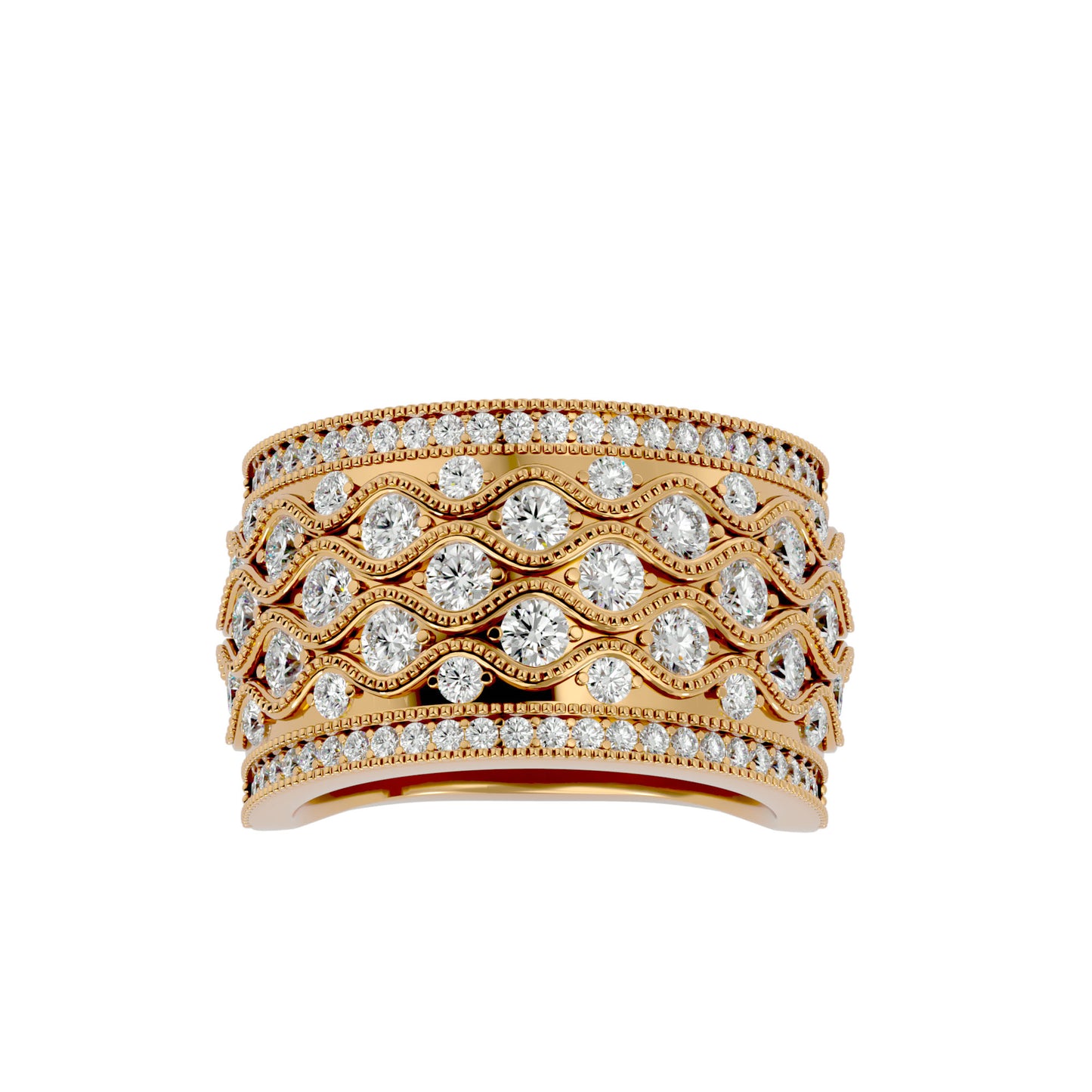 Henna women's wedding band