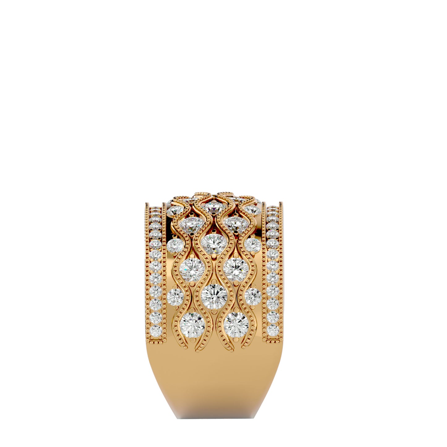 Henna women's wedding band