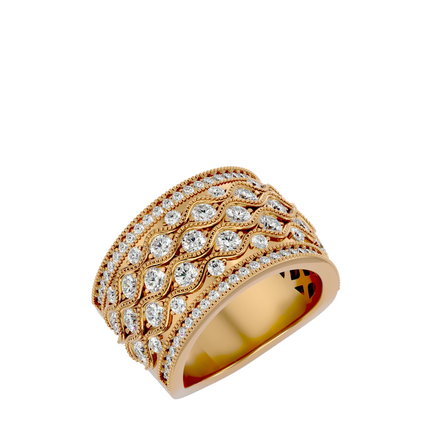 Henna women's wedding band