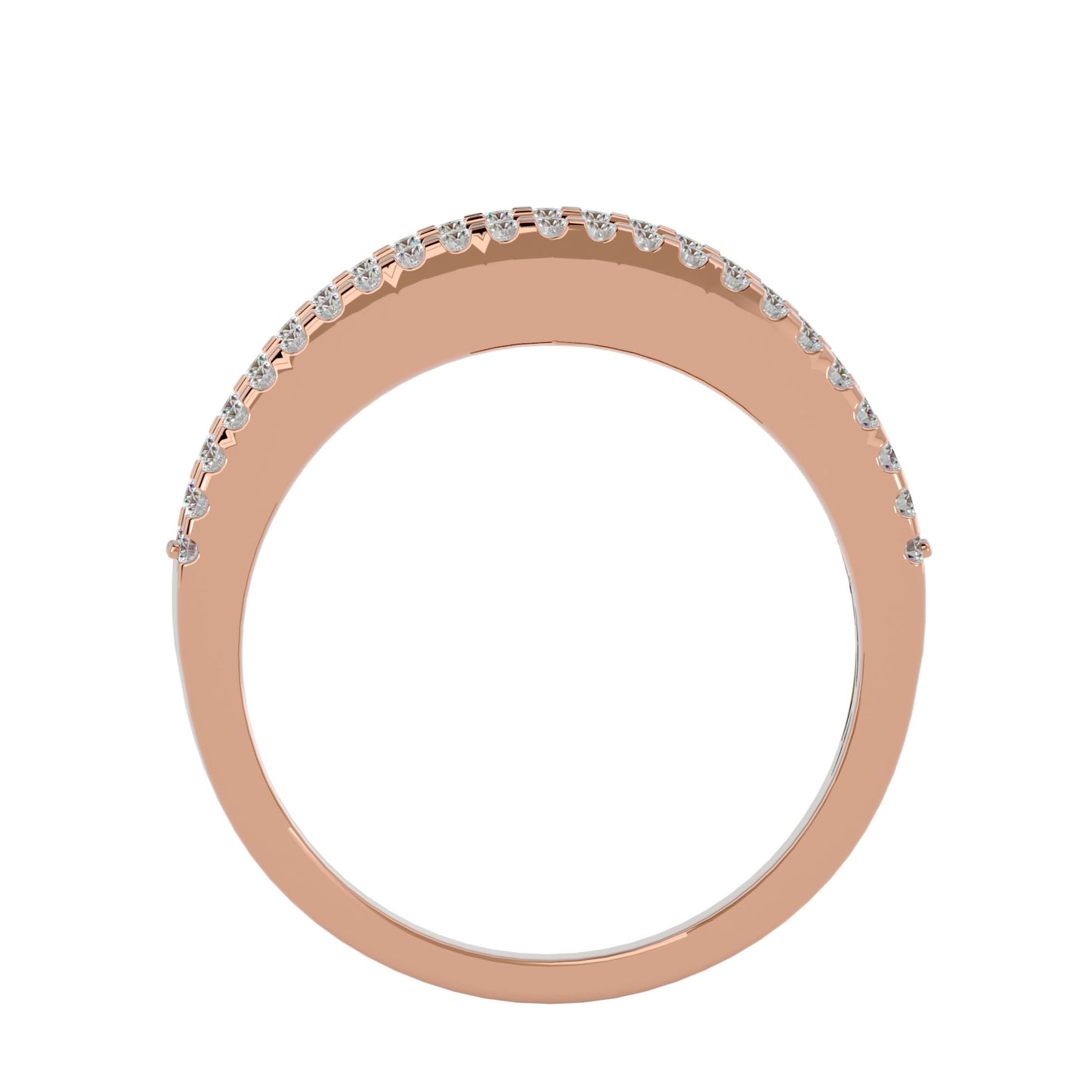 Diane women's wedding band