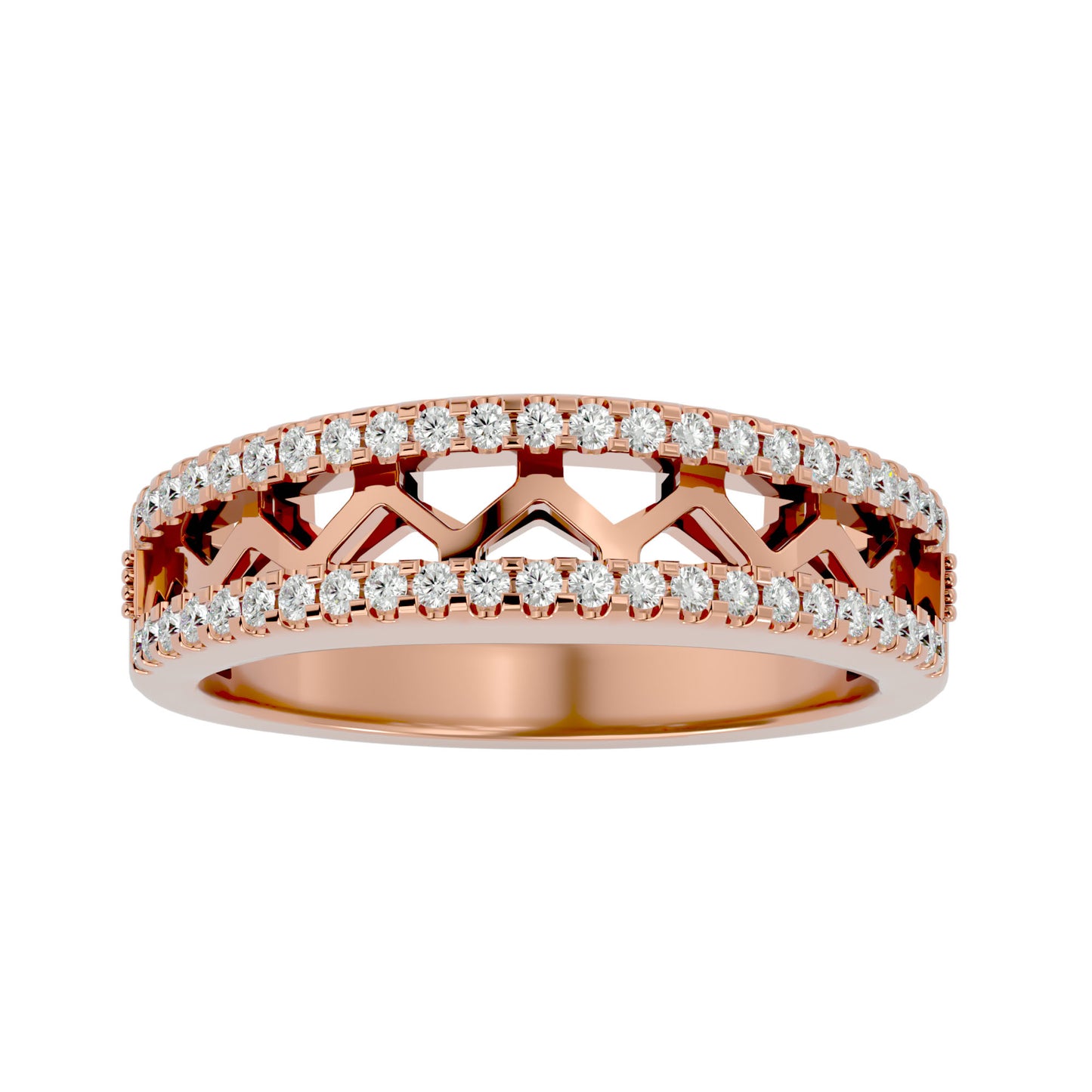 Diane women's wedding band
