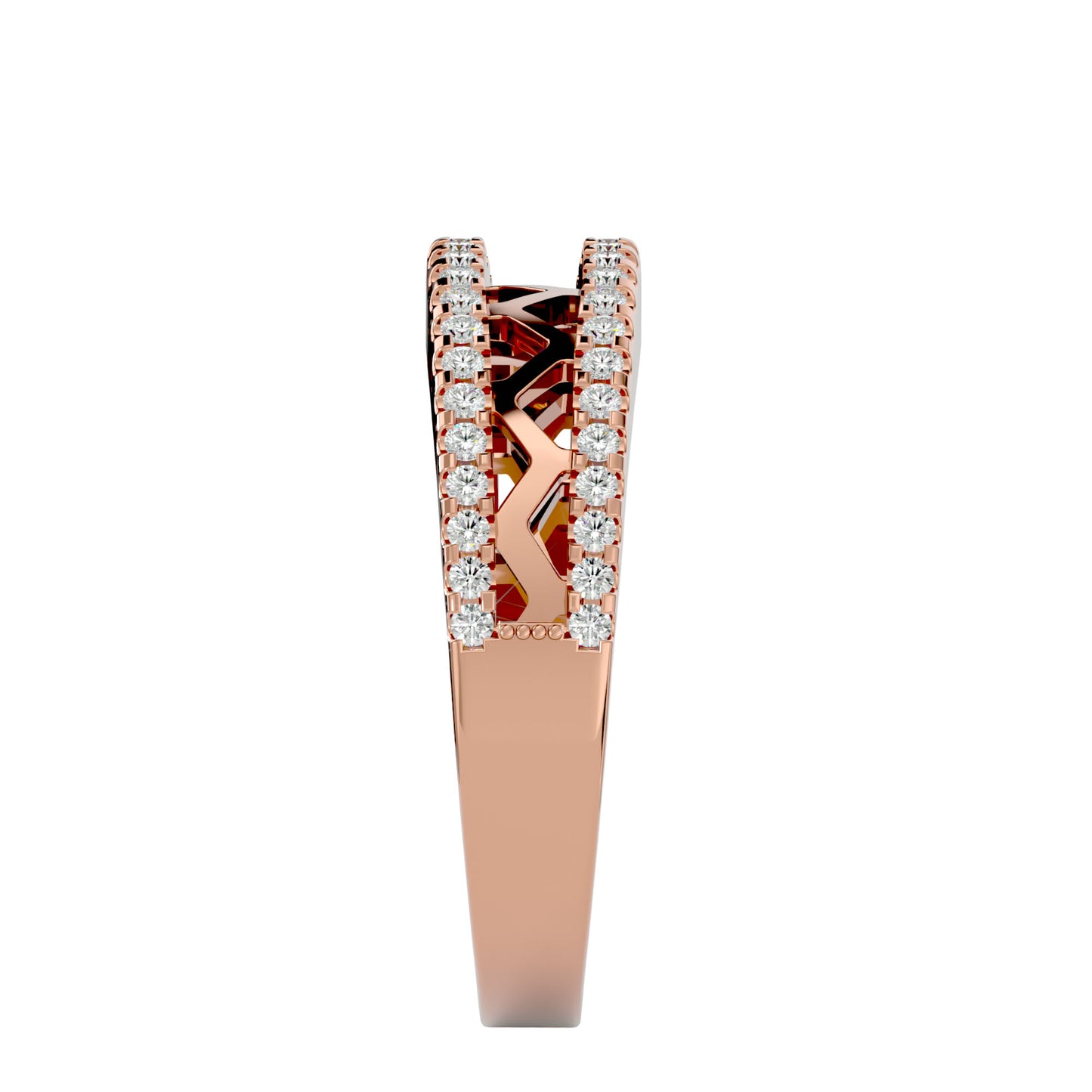 Diane women's wedding band