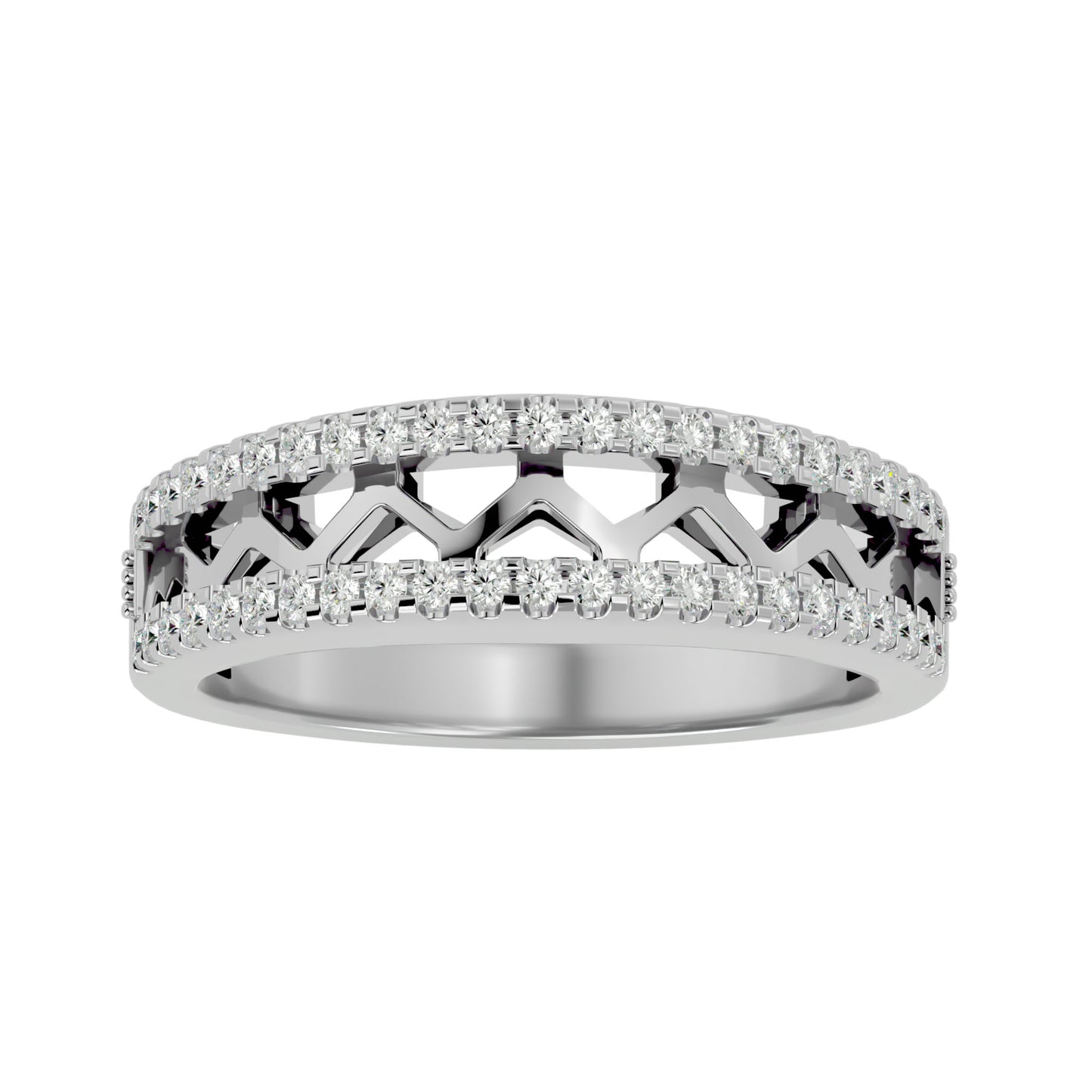 Diane women's wedding band