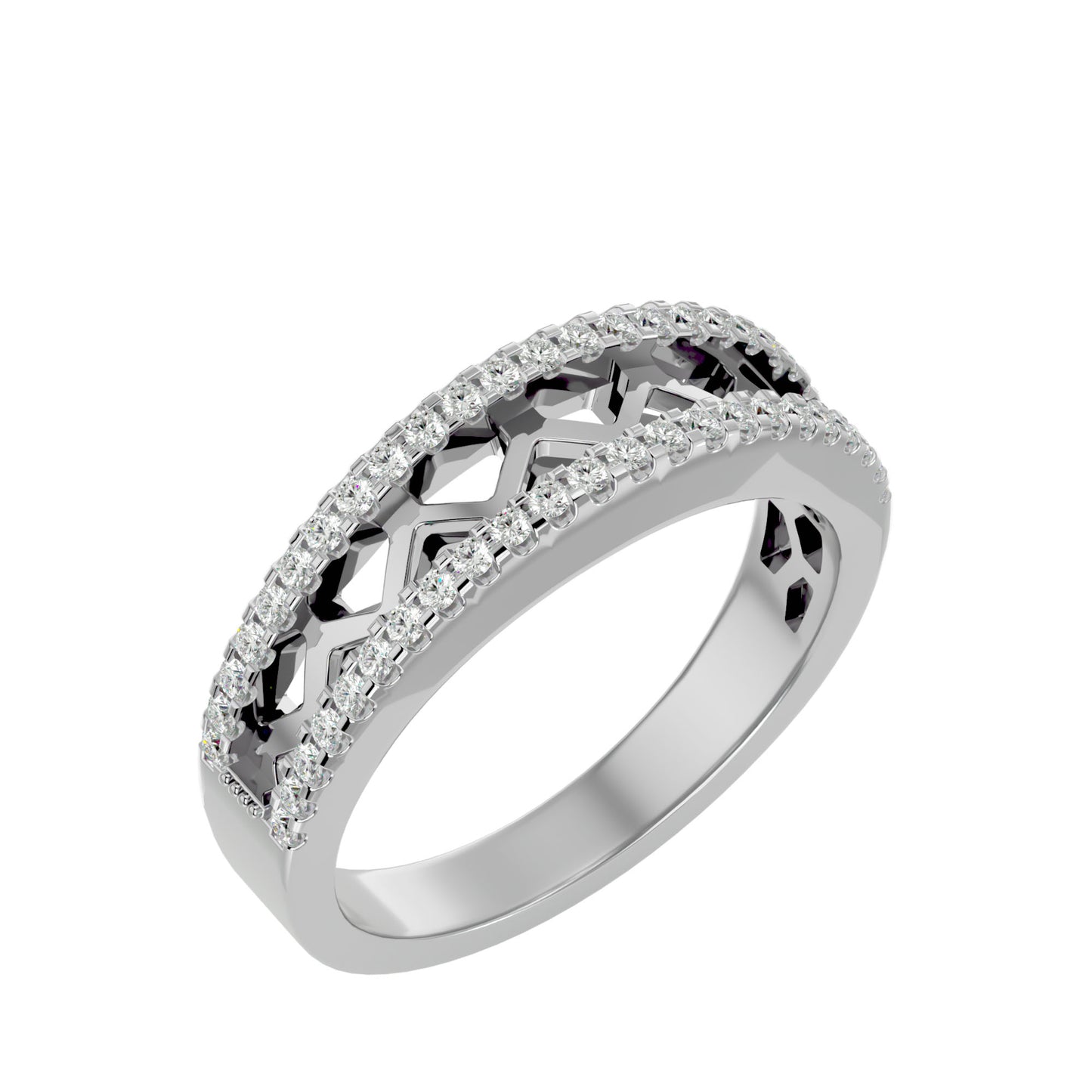 Diane women's wedding band