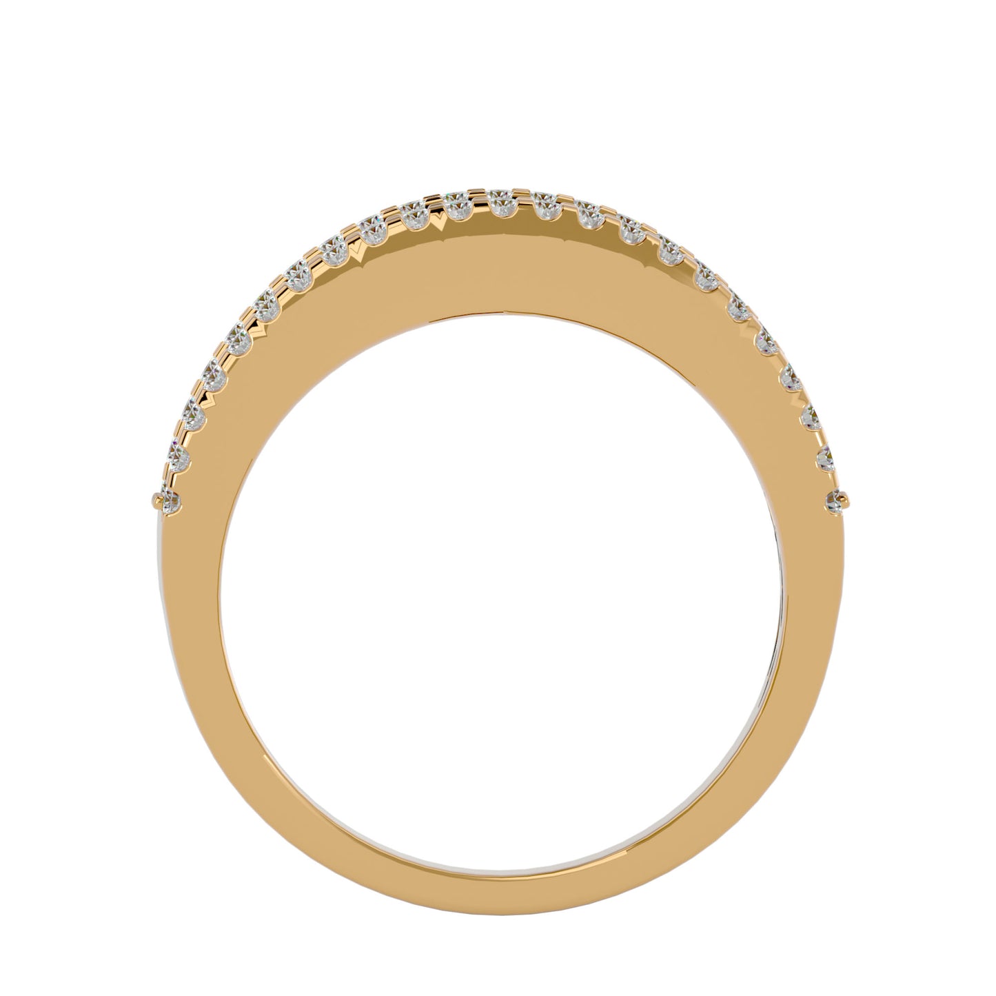 Diane women's wedding band