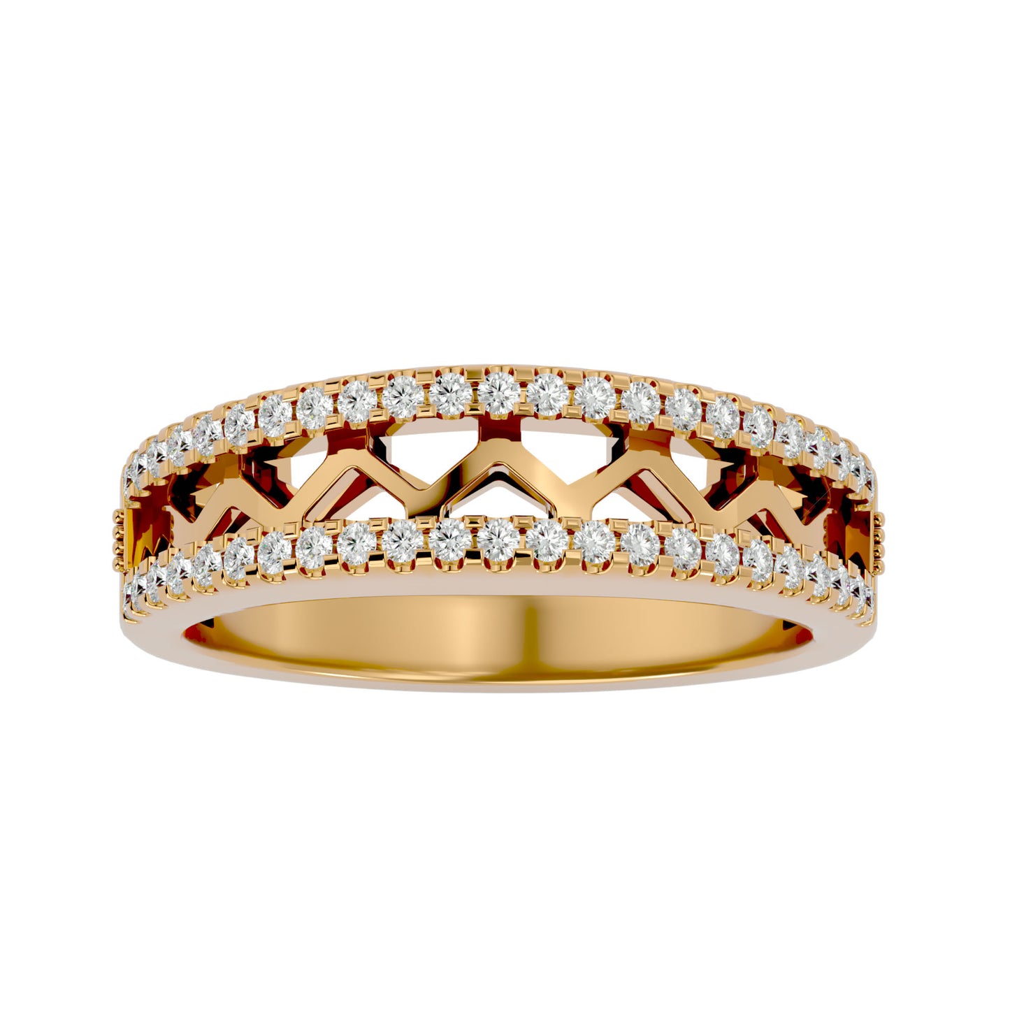 Diane women's wedding band