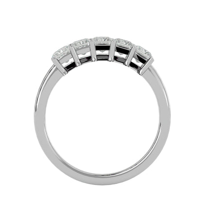 5 stone Princess diamond ring