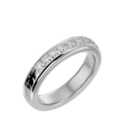7 stone Princess diamond ring