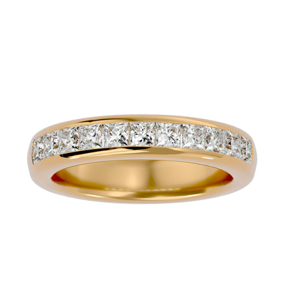 7 stone Princess diamond ring