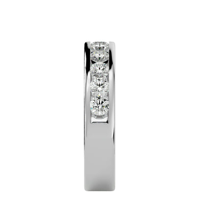 Juno round half eterniry ring