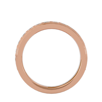 Jeden round half eternity ring