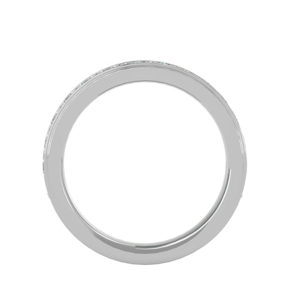 Jeden round half eternity ring