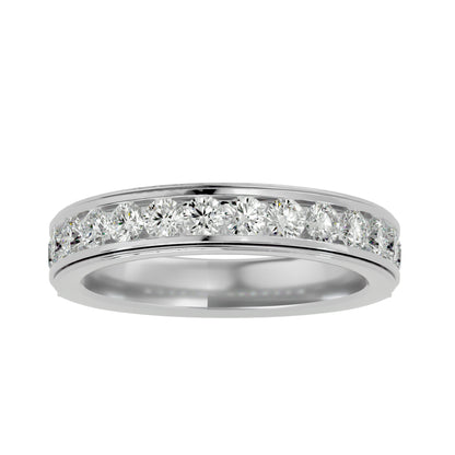 Jeden round half eternity ring