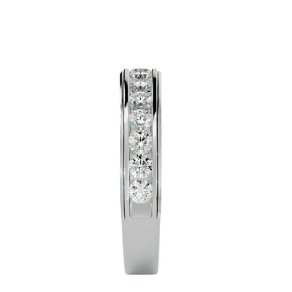 Jeden round half eternity ring
