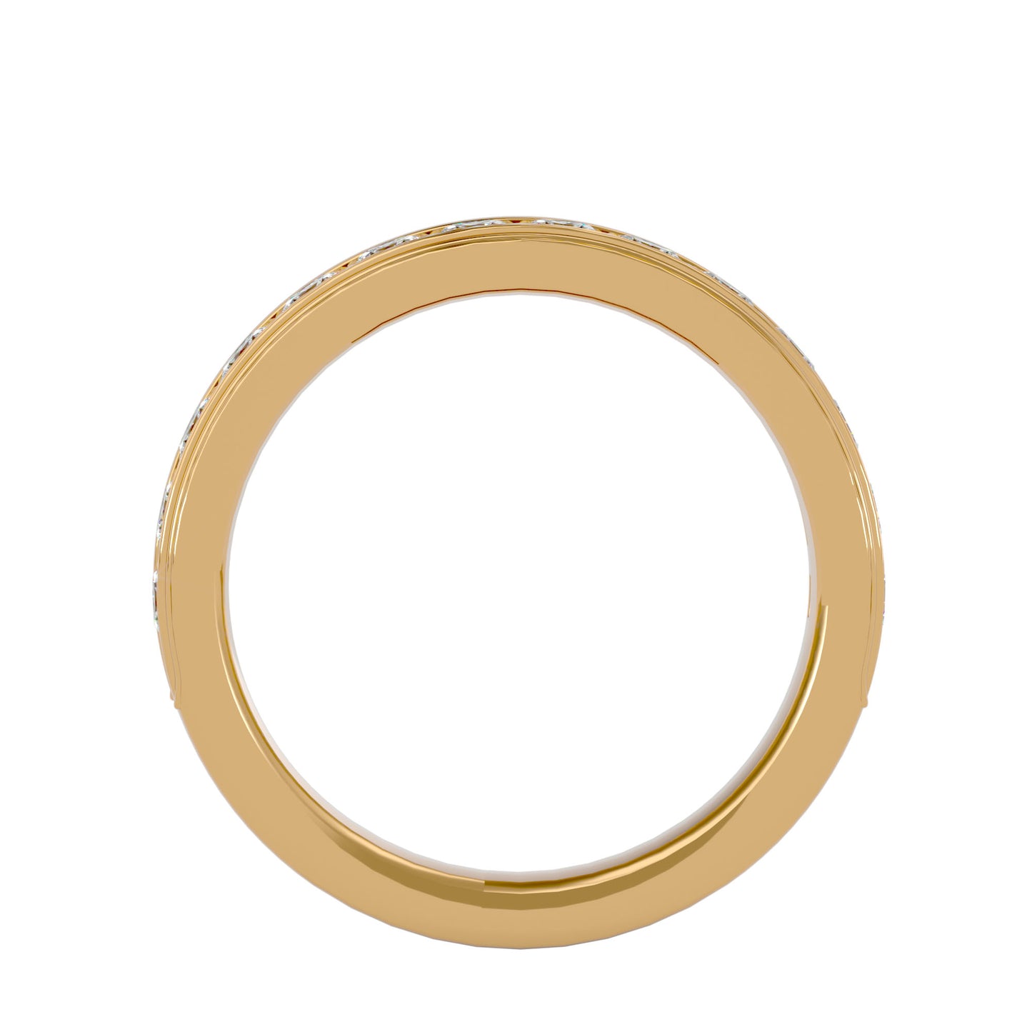 Jeden round half eternity ring