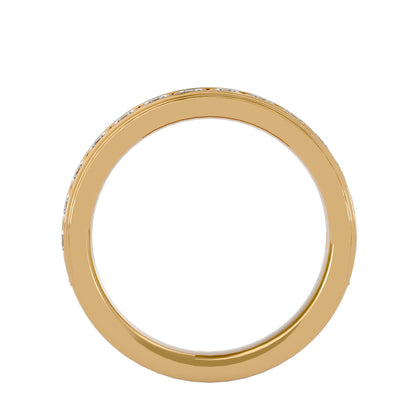 Jeden round half eternity ring