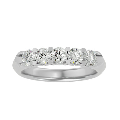 Kenny round 5 stone diamond ring