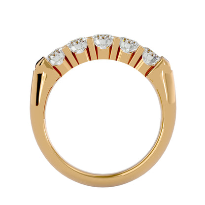 Kenny round 5 stone diamond ring