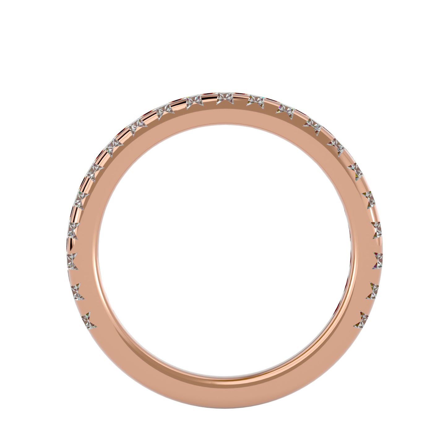 Victoria half etertnity diamond ring