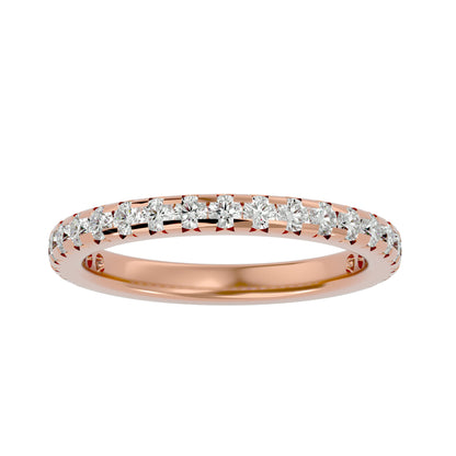 Victoria half etertnity diamond ring