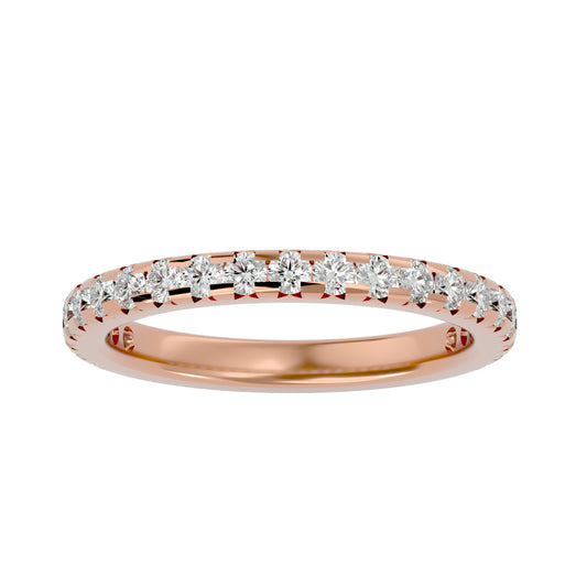 Victoria half etertnity diamond ring