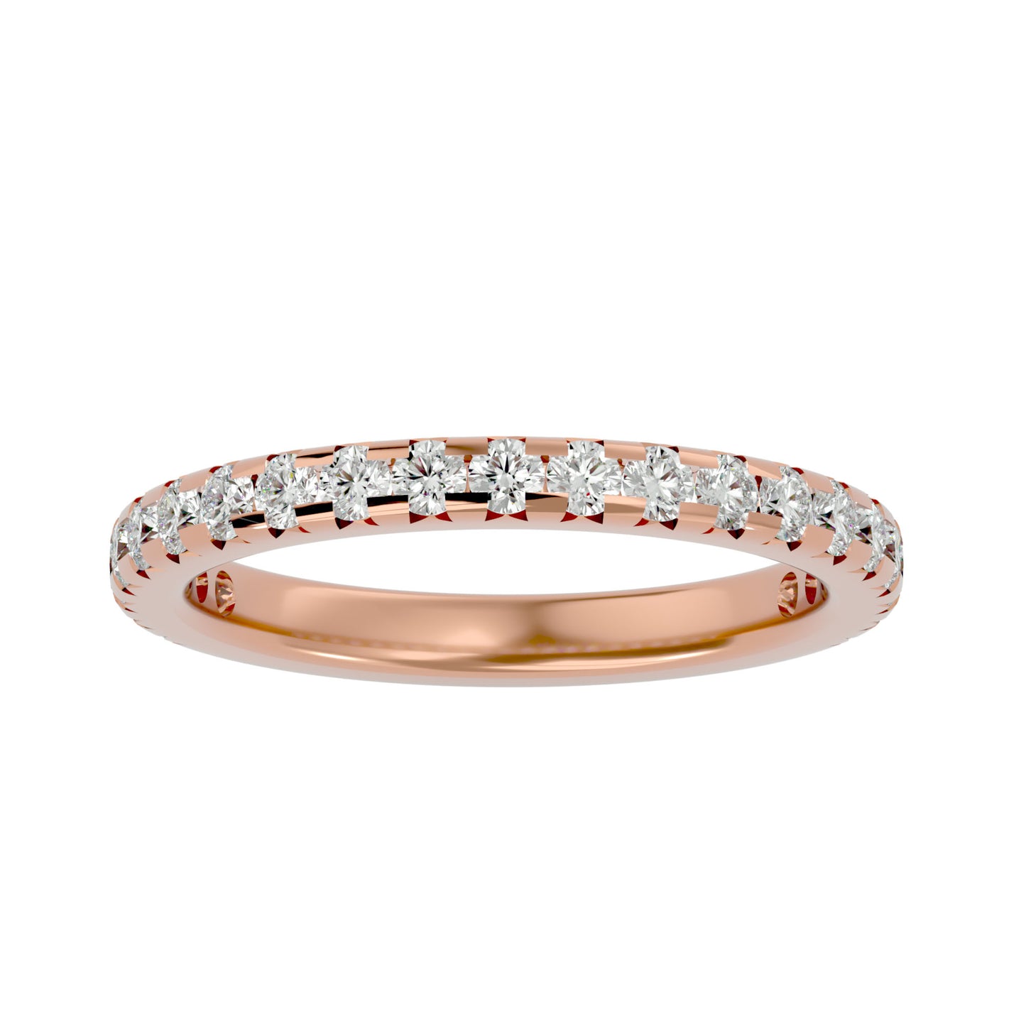 Victoria half etertnity diamond ring